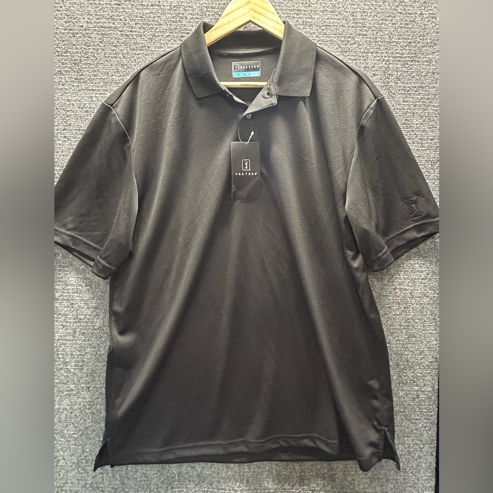 PGA Tour Polo Golf Shirt Size L